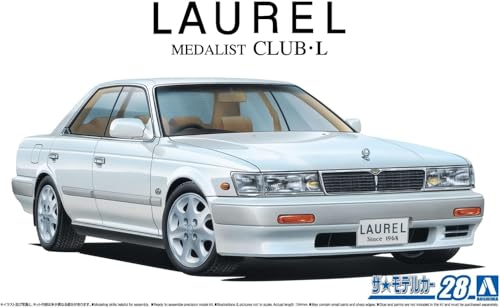 青島文化教材社(AOSHIMA) ザ☆モデルカーシリーズ 1/24 ニッサン HC33 ローレルメダリストCLUB・L '91 プラモデル