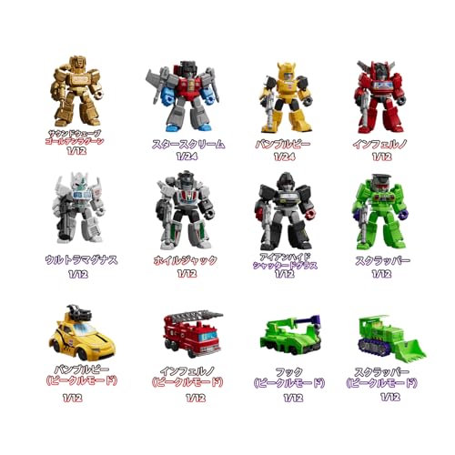 Blokees トランスフォーマー 71301 DV02 オーバースロー ABS樹脂&PVC製 トレーディングプラスチックモデルキット 12個入りBOX