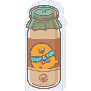 コレクションボトル「お文具といっしょ」13/ゼリーさん コーヒー牛乳ver.(描き下ろしイラスト)