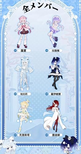 Raineed 米甜第二弾 海洋の宝石シリーズ ブラインドボックス 高約20cm PVC&ABS製 1/8 BJD 関節可動フィギュア かわいい ドール 女の子 プレゼント (ランダム3個)