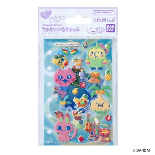 たまごっち たまもりしーるリフィル Tamagotchi Paradiseセット6