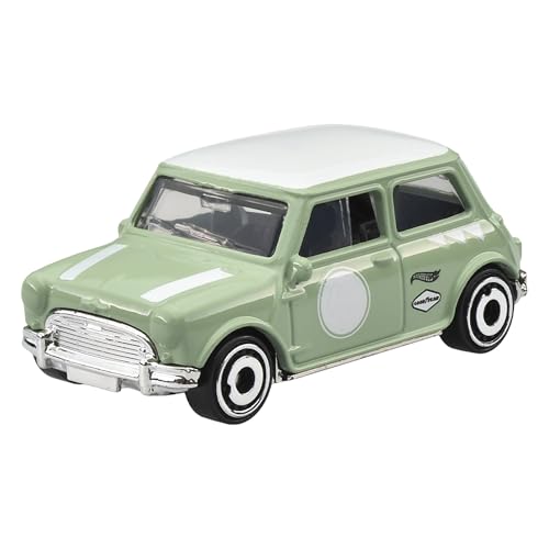 ホットウィール(Hot Wheels) ベーシックカー オースティン ミニクーパーS 乗り物おもちゃ ミニカー 3歳から ライトグリーン JMX34