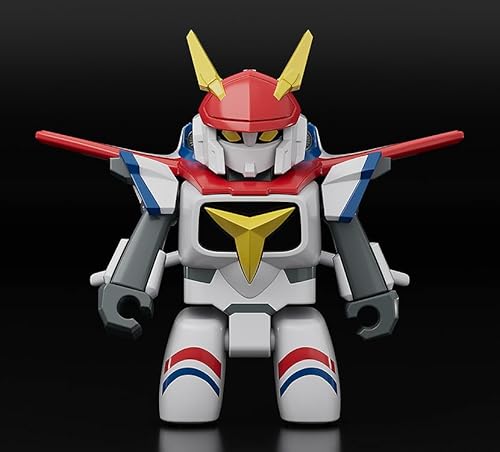 グッドスマイルカンパニー 機甲戦記ドラグナー BRICKROID ドラグナー1 プラスチック製 塗装済み可動フィギュア ノンスケール 専用台座付属 全高約50mm