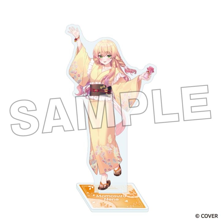 「1月中旬頃以降発送」ホロライブ 等身アクリルスタンド 桃鈴ねね 浴衣ver.