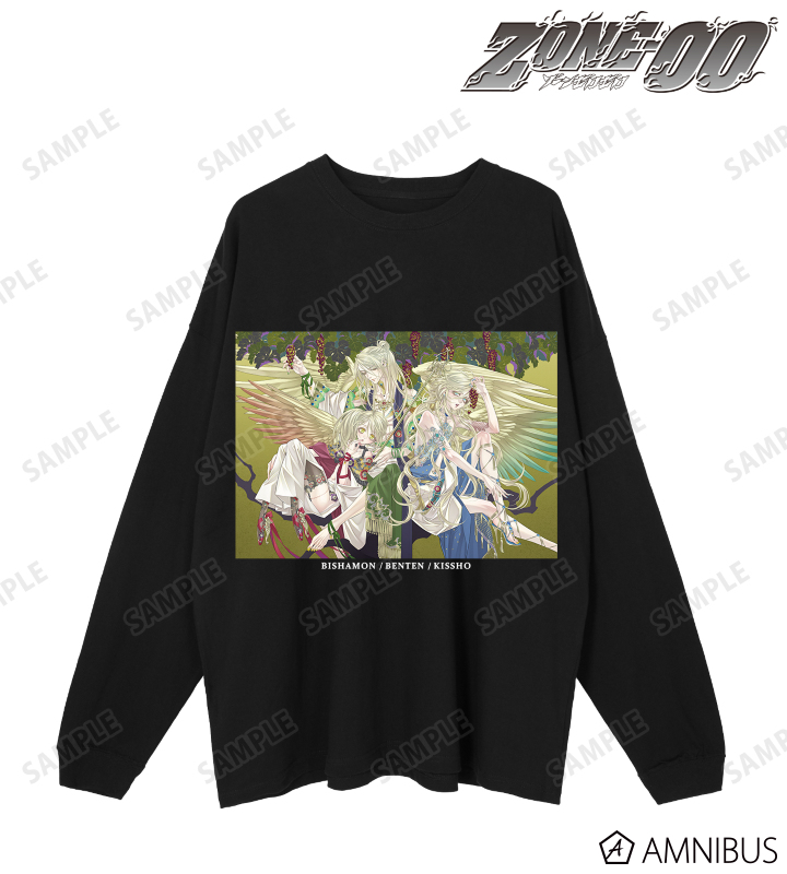 毘沙門&弁天&吉祥 BIGシルエットロングTシャツ/ユニセックス