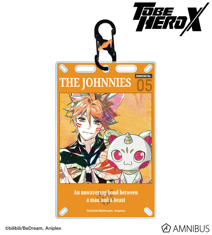 リトルジョニー&ビッグジョニー Ani-Art カラビナ付きカード型アクリルキーホルダー