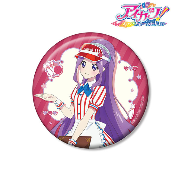 アイカツ! 10th STORY ~未来へのSTARWAY~ 描き下ろし 神崎美月 レトロストライプver. 100mm缶バッジ