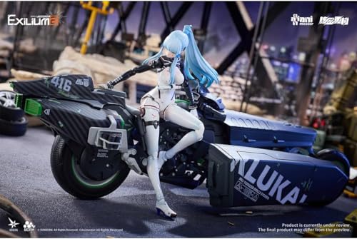 LEBOO AniMester 大漫匠 核金重构 1/12 ドールズフロントライン 2 クルーケ ＆ オートバイ 可動フィギュア 塗装済み完成品