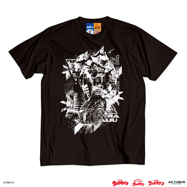 「ウルトラマンシリーズ」 第2弾 ウルトラ怪獣コラージュTシャツ ブラックL