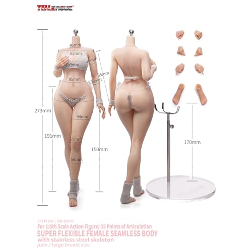 HiPlay TBLeague 1/6 女性 素体 プラチナシームレス素体 SR-BD02 ヘッドなし ボディ フィギュア 超可動