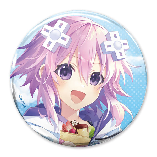 超次元ゲイム ネプテューヌ 描き下ろし ネプテューヌ 65mm缶バッジ スイーツタイムVer.