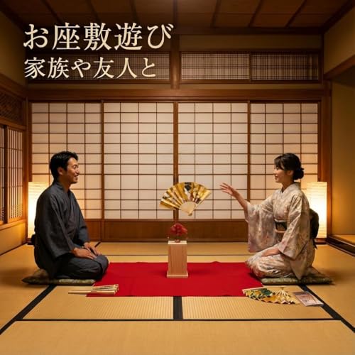 [qiukala]投扇興 セット（とうせんきょう）本格セット【職人手作り 100%オーダーメイド】雅な和の遊び 松製枕・手書き扇子5本・蝶・敷物・木箱付き 七宝紋竹骨/天然和紙 伝統工芸品 お座敷遊び パーティー 玩具 500年伝統技法 日本製風アイテム (解説書付き) (投扇興全セット2-富士山版)