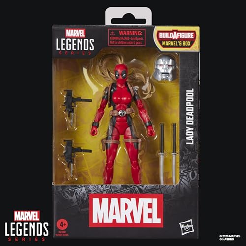 ハズブロ（Hasbro）MARVEL マーベルレジェンド・シリーズ レディ・デッドプール、コミック コレクション用 15cmサイズのアクションフィギュア G2422 正規品