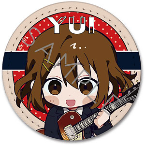 『けいおん！』 レザーバッジ(丸形) A(平沢唯)
