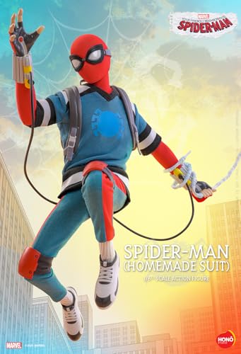 炎スタジオ スパイダーマン:フレンドリー・ネイバーフッド スパイダーマン(ホームメイド・スーツ) 1/6スケールフィギュア