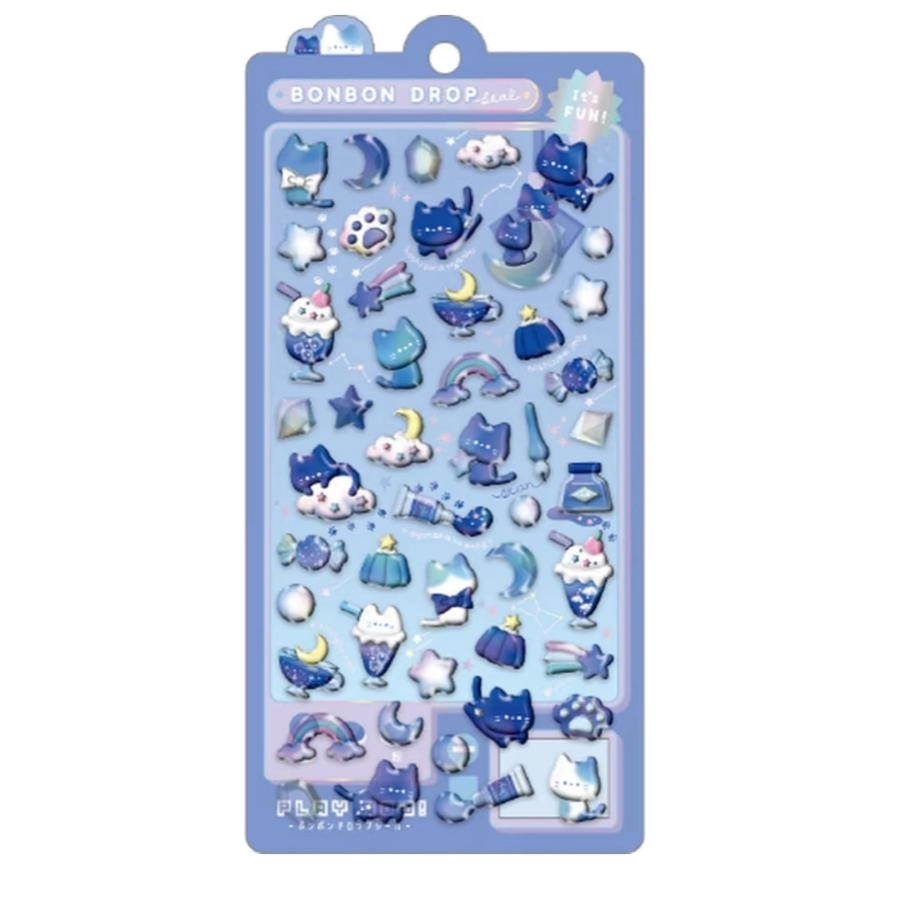 【購入制限対象】ボンボンドロップシール よるねこボンボン クーリア