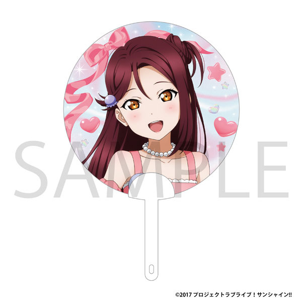 ラブライブ!サンシャイン!! クリアうちわ 桜内梨子 ぷかぷかAqoursフェア ver.