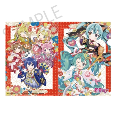 【グッズ-クリアファイル】「初音ミク×招き猫」 クリアファイル ピアプロキャラクターズ Art by らっす【再販】