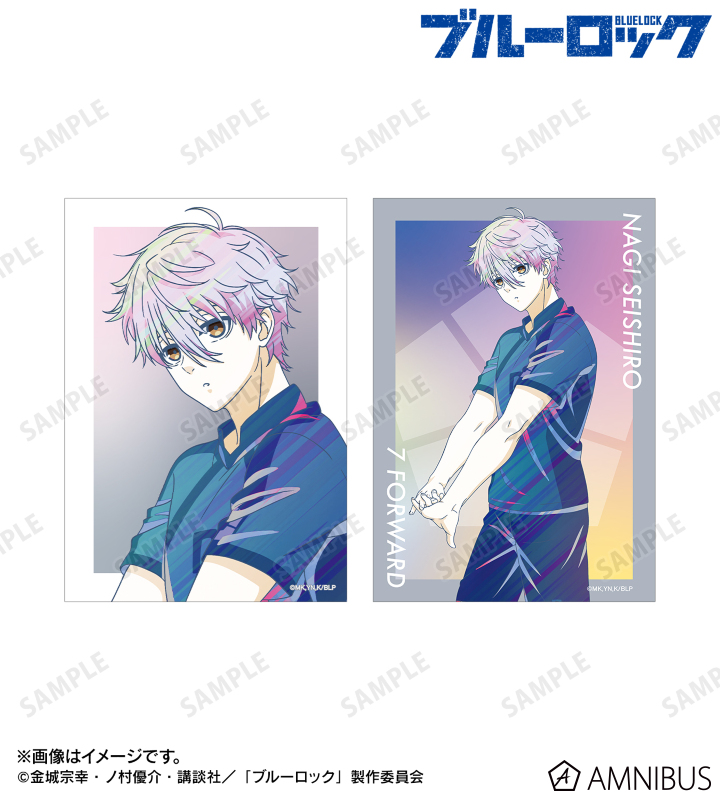 描き下ろし 凪 誠士郎 試合前の準備中ver. Ani-Art clear label ブロマイド2枚セット