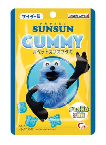 ハート(Heart) パペットスンスングミ サイダー グミ/食玩 [BOX販売/10個セット]