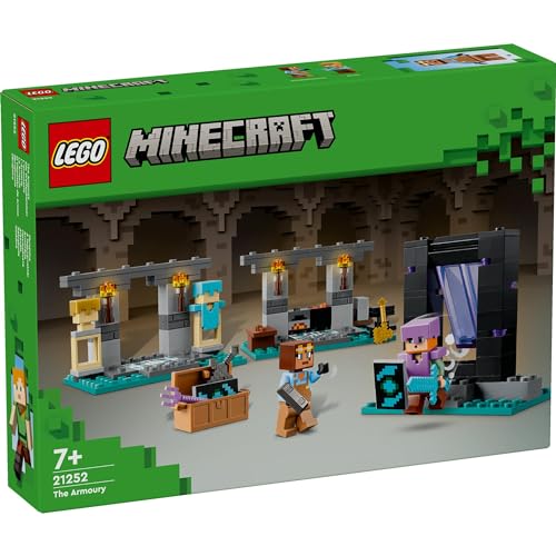 レゴ(LEGO) マインクラフト 武器庫 おもちゃ 玩具 誕生日 プレゼント ブロック 男の子 女の子 子供 7歳 8歳 9歳 小学生 マイクラ Minecraft グッズ 21252