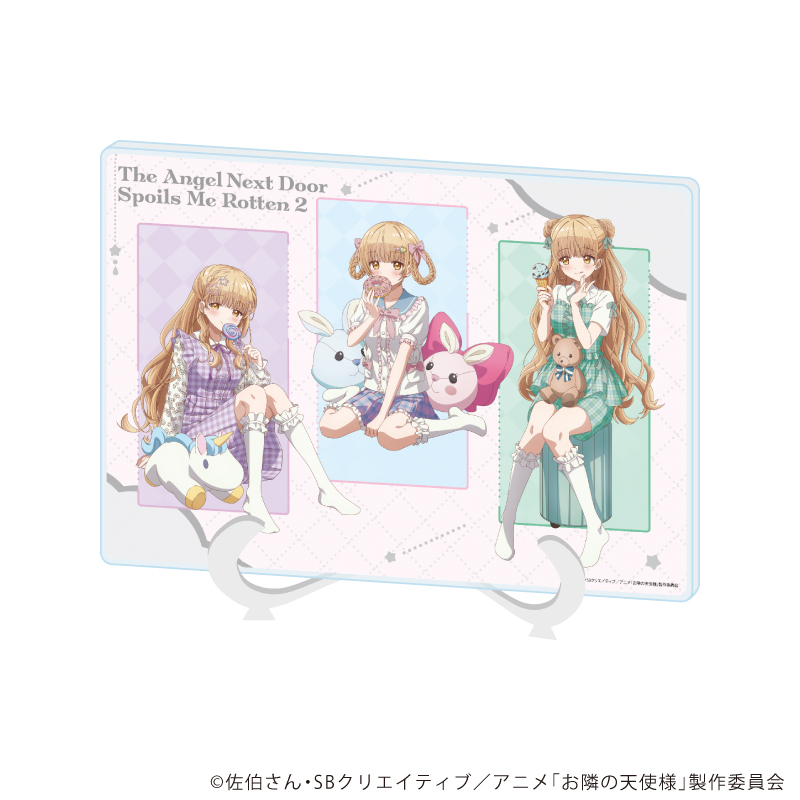 アクリルアートボード(A5サイズ)「お隣の天使様にいつの間にか駄目人間にされていた件2」04/ゆめかわ 集合デザイン(描き下ろしイラスト)