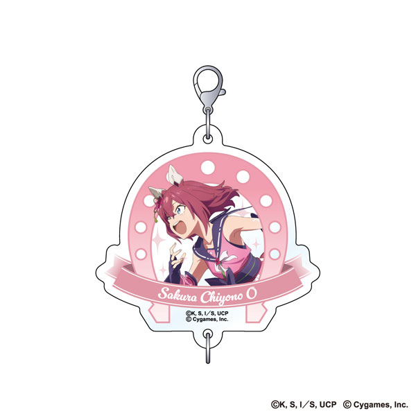 アニメ『ウマ娘 シンデレラグレイ』繋がるホログラムアクリルキーホルダー サクラチヨノオー