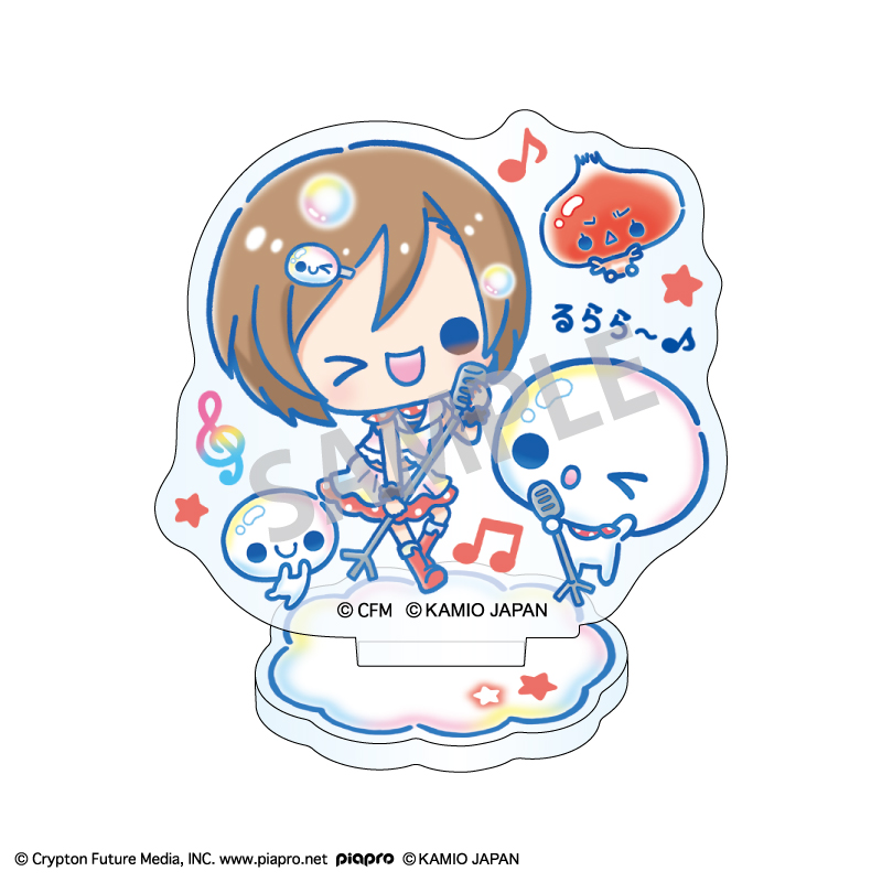 初音ミク×ぷくぷくあわわちゃん_ミニアクリルスタンド MEIKO