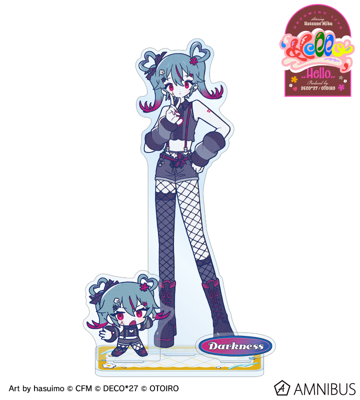 デコミク (ダークネス) Art by hasuimo パーツ付きBIGアクリルスタンド