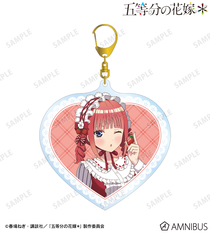 描き下ろし 中野二乃 ショートケーキイメージコーデver. BIGアクリルキーホルダー