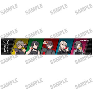 アニメ「ガールズバンドクライ」 描き下ろしマフラータオル ブラックファッションフルーツver.