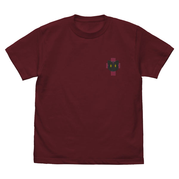 この素晴らしい世界に祝福を! ちょむすけ ワンポイント刺繍Tシャツ/BURGUNDY-XL