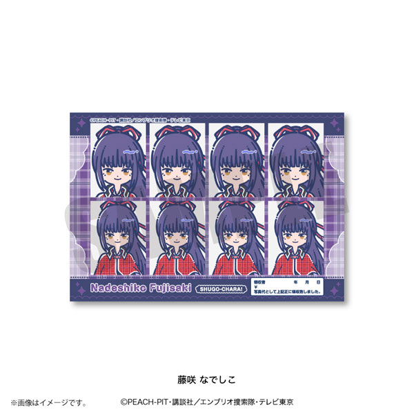 TVアニメ『しゅごキャラ！』 れとぽぷ 証明写真風ステッカー 藤咲なでしこ[プレイフルマインドカンパニー]《０７月予約》