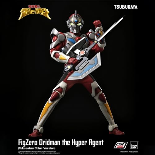 HiPlay Three zero フィグゼロ 電光超人グリッドマン 特撮カラー版 3Z0908 可動フィギュア 塗装済み 完成品