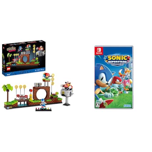 【セット買い】ソニックスーパースターズ【予約特典】DLC（レゴエッグマンスキン） 同梱 - Switch + レゴ(LEGO) アイデア ソニック・ザ・ヘッジホッグ(TM) – グリーンヒルゾーン 21331