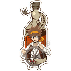 「家庭教師ヒットマンREBORN！」描き下ろし パイレーツ衣装 ダイカットステッカー 02.沢田綱吉