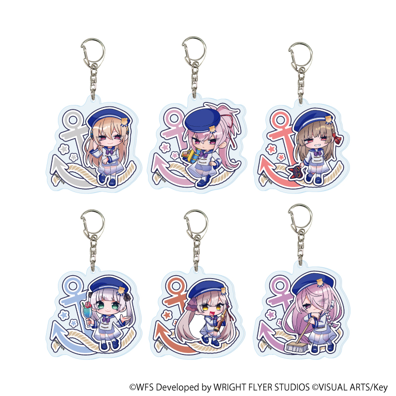 ヘブンバーンズレッド_アクリルキーホルダー24/コンプリートセット(全6種) 第30G部隊(ミニキャライラスト)【コンプリートセット/6個入り】