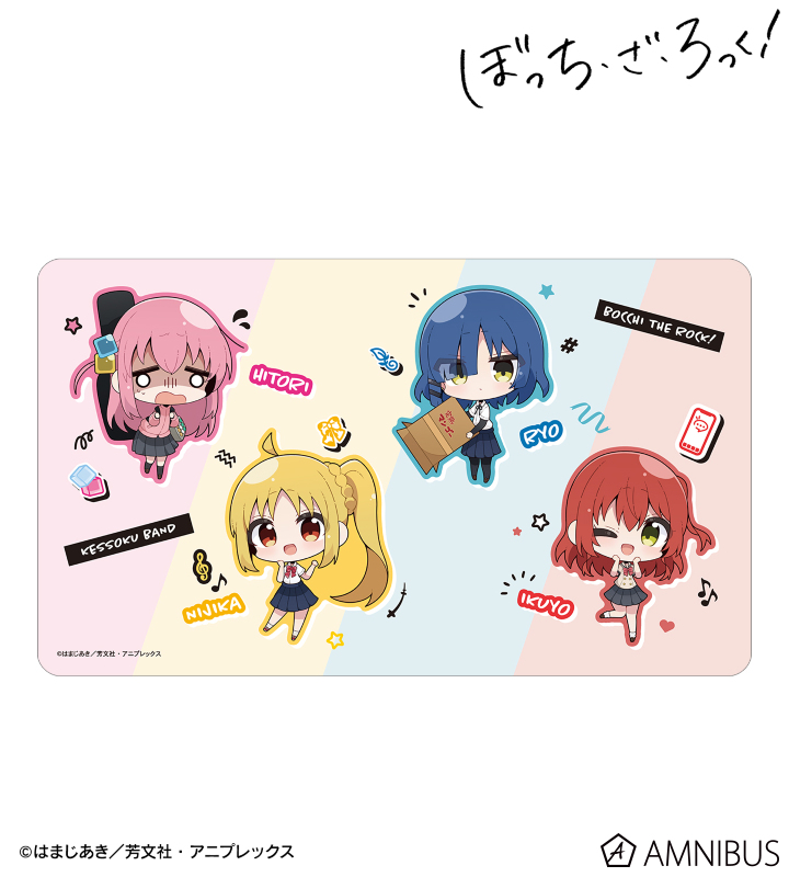 むーらんさんイラスト 集合 制服ver. マルチデスクマット