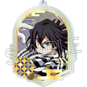 鬼滅の刃 箔押しアクリルキーホルダー 伊黒小芭内