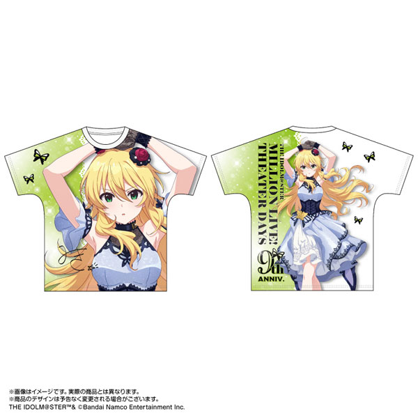【限定販売】アイドルマスター ミリオンライブ！ 両面フルカラーTシャツ 星井美希 モルフォ・パレシア ver.[あみあみ]《１１月予約》