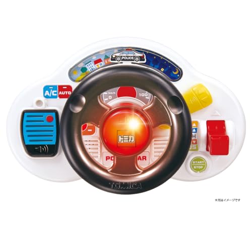 タカラトミー(TAKARA TOMY) おでかけ大好き!トミカサウンドハンドル パトロールカー