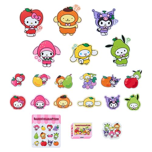 サンリオ(SANRIO) ステッカーセット（フルーツデザイン） サンリオキャラクターズ 対象年齢3才以上 598992