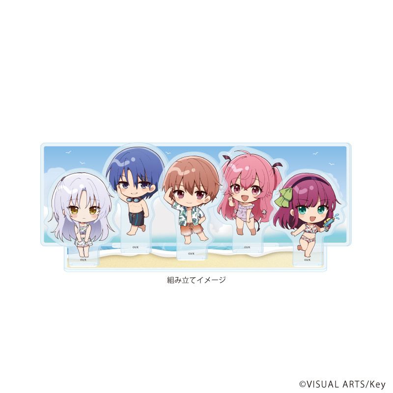 アクリルジオラマ「Angel Beats!&Charlotte」01/集合デザインAn(ミニキャライラスト)