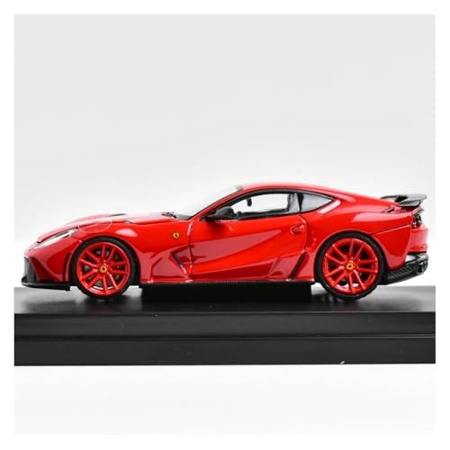 Newcosss(なあさ) 1/64 Novitec 812 N-Largo に適しています ダイキャストモデルカー(Red B,No box)