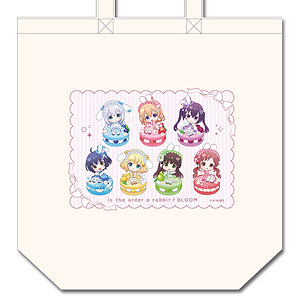 「ご注文はうさぎですか？ BLOOM」 ぷちちょこキャンバストートバッグ マカロンver.