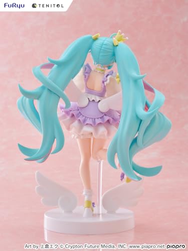 フリュー TENITOL 初音ミク 夢かわプリンセス ラベンダーver. 全高約210mm ノンスケール プラスチック製 塗装済み 完成品 フィギュア AMU-TNL0152