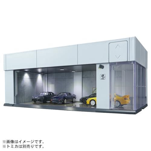 タカラトミー(TAKARA TOMY) トミカプレミアム tomica GARAGE SILVER WHITE Standard Edition ミニカー おもちゃ 6歳以上