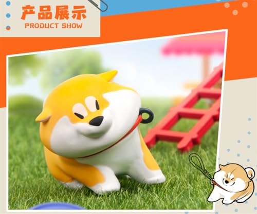 MAIBED 柴犬 キーホルダー ブラインドボックス 4CM リアル 動物 おもちゃ オリジナル 工芸品 コレクション 贈り物 情景 置物 装飾 撮影道具 インテリア雑貨 誕生日 プレゼント ミニチュア