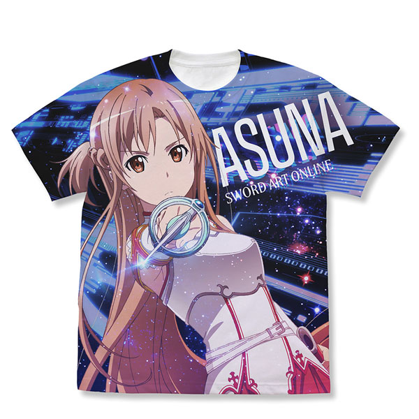 ソードアート・オンライン アスナ フルグラフィックTシャツ 閃光Ver./WHITE-XL