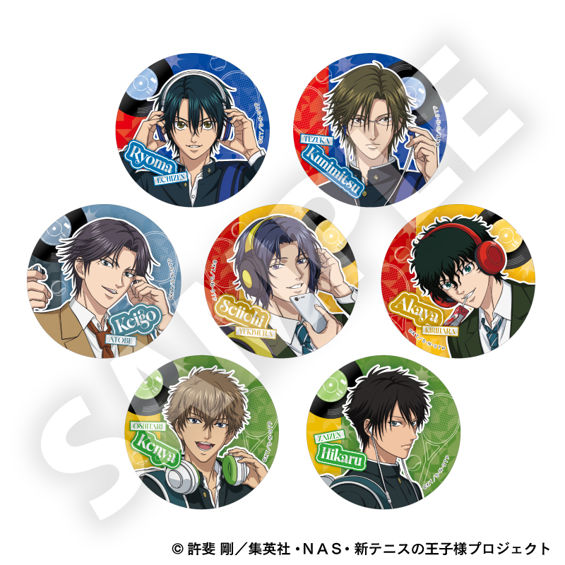 新テニスの王子様_トレーディング缶バッジ 全7種 【BOX／7個入り】【コンプリートBOX】